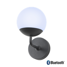 Fermob mooon væglampe - bluetooth - ø15 cm - antracit